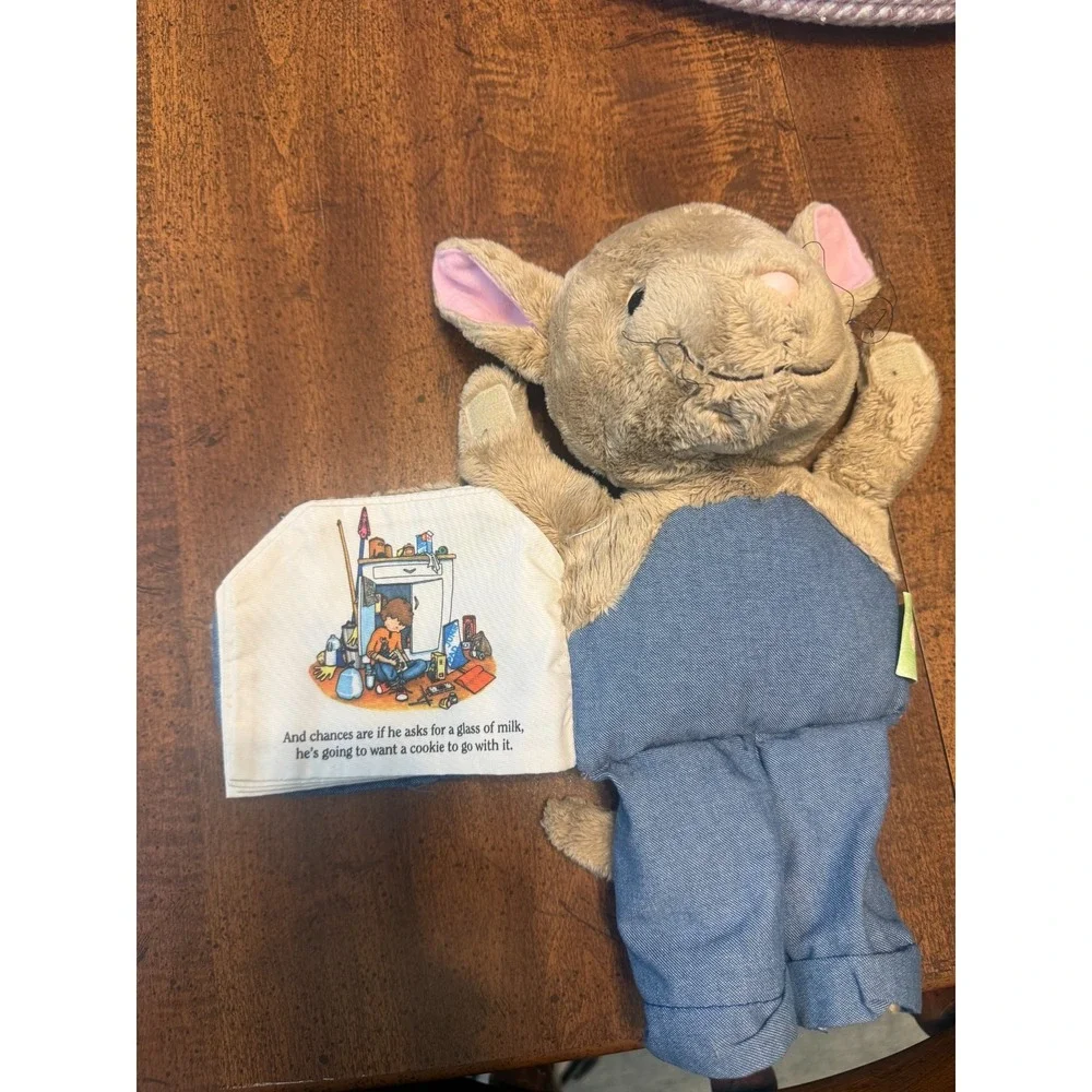 Zoobies If You Give A Mouse A Cookie Book Buddy Plush Mouse Storybook